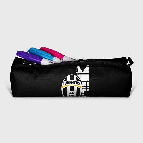 Пенал Ювентус геометрия белая / 3D-принт – фото 2
