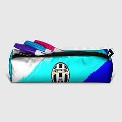 Пенал для ручек Ювентус краски штрихи текстура, цвет: 3D-принт — фото 2