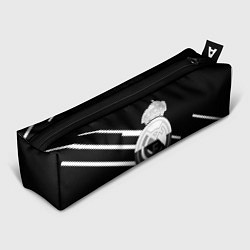 Пенал для ручек Реал Мадрид полосы текстура линии, цвет: 3D-принт