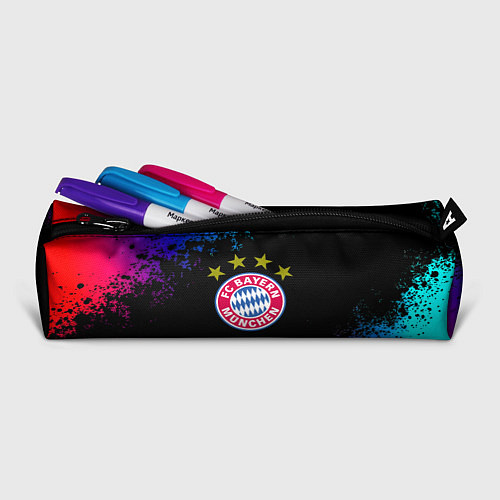 Пенал Бавария Мюнхен краски неон градиент / 3D-принт – фото 2