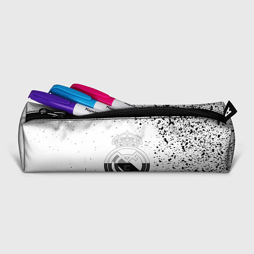 Пенал Реал Мадрид черно белые краски / 3D-принт – фото 2