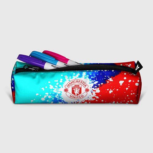 Пенал Манчестер Юнайтед неон / 3D-принт – фото 2