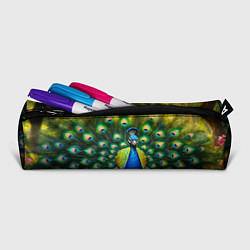 Пенал для ручек Царственный павлин, цвет: 3D-принт — фото 2