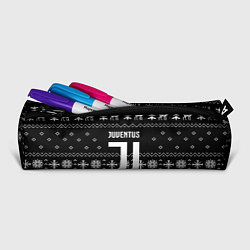 Пенал для ручек Ювентус новый год текстура, цвет: 3D-принт — фото 2