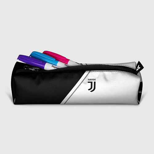 Пенал Ювентус геометрия полосы текстура / 3D-принт – фото 2