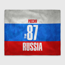 Плед флисовый Russia: from 87, цвет: 3D-велсофт