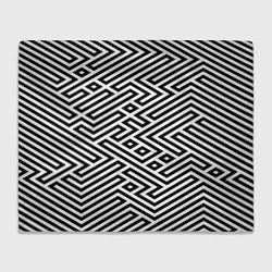 Плед флисовый Optical illusion, цвет: 3D-велсофт