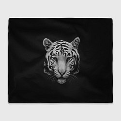 Плед флисовый Серый тигр, цвет: 3D-велсофт