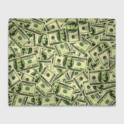 Плед флисовый Benjamin Franklin, цвет: 3D-велсофт