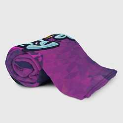 Плед флисовый Surf the City Purple, цвет: 3D-велсофт — фото 2