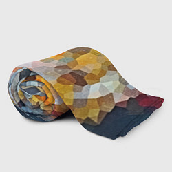 Плед флисовый Мозаика в блеске, цвет: 3D-велсофт — фото 2