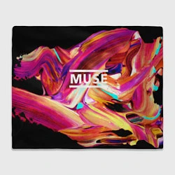 Плед флисовый MUSE: Neon Colours, цвет: 3D-велсофт