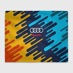Плед флисовый Audi: Colour Sport, цвет: 3D-велсофт