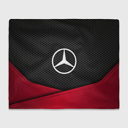 Плед флисовый Mercedes Benz: Grey Carbon, цвет: 3D-велсофт
