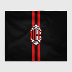 Плед флисовый AC Milan 1899, цвет: 3D-велсофт