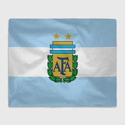Плед флисовый Сборная Аргентины, цвет: 3D-велсофт