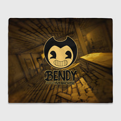 Плед флисовый Black Bendy, цвет: 3D-велсофт