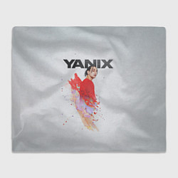 Плед флисовый Yanix, цвет: 3D-велсофт