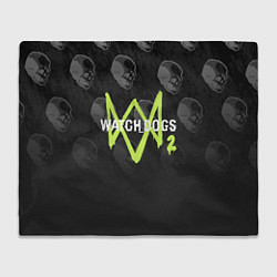 Плед Watch Dogs 2: Skulls Pattern