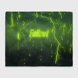 Плед флисовый Fallout: Radiation Storm, цвет: 3D-велсофт