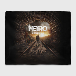 Плед флисовый Metro Exodus: Sunset, цвет: 3D-велсофт