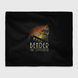 Плед флисовый Bender The Offender, цвет: 3D-велсофт