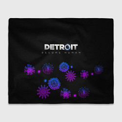 Плед флисовый Detroit: Become Human, цвет: 3D-велсофт