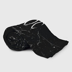 Плед флисовый GONE Fludd ХАОС Черный, цвет: 3D-велсофт — фото 2