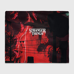 Плед флисовый Stranger Things: Red Dream, цвет: 3D-велсофт
