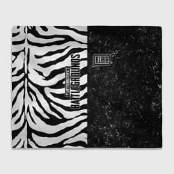 Плед флисовый PUBG: Zebras Lifestyle, цвет: 3D-велсофт