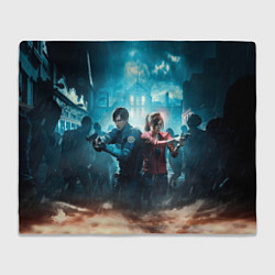 Плед флисовый Resident Evil 2, цвет: 3D-велсофт