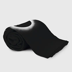 Плед флисовый Architects: Black Eclipse, цвет: 3D-велсофт — фото 2