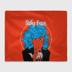 Плед флисовый Sally Face: Bloody Horror, цвет: 3D-велсофт