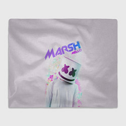 Плед флисовый Marshmello: New DJ, цвет: 3D-велсофт