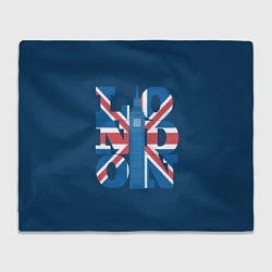 Плед флисовый London: Great Britain, цвет: 3D-велсофт