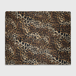 Плед флисовый Шкура леопарда, цвет: 3D-велсофт