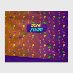 Плед флисовый Gone Fludd art 5, цвет: 3D-велсофт