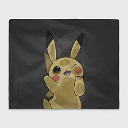 Плед флисовый Pikachu, цвет: 3D-велсофт