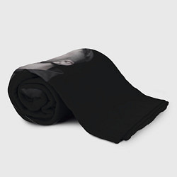 Плед флисовый Егор Крид: Цвет настроения чёрный, цвет: 3D-велсофт — фото 2