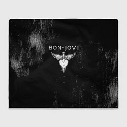 Плед флисовый Bon Jovi, цвет: 3D-велсофт