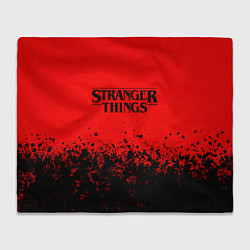 Плед флисовый STRANGER THINGS, цвет: 3D-велсофт