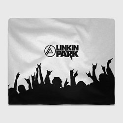 Плед флисовый LINKIN PARK, цвет: 3D-велсофт