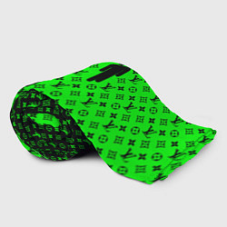 Плед флисовый BILLIE EILISH x LV Green, цвет: 3D-велсофт — фото 2