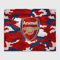 Плед флисовый Arsenal, цвет: 3D-велсофт