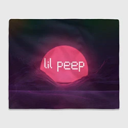 Плед флисовый Lil peepLogo, цвет: 3D-велсофт