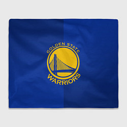 Плед флисовый GOLDEN STATE WARRIORS, цвет: 3D-велсофт