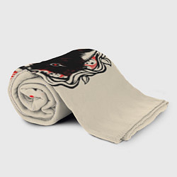 Плед флисовый Принцесса Мононоке, цвет: 3D-велсофт — фото 2