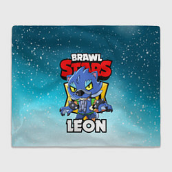 Плед флисовый BRAWL STARS WEREWOLF LEON, цвет: 3D-велсофт