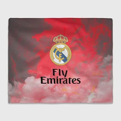 Плед флисовый Реал Мадрид, цвет: 3D-велсофт