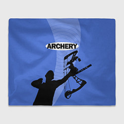 Плед флисовый Archery, цвет: 3D-велсофт